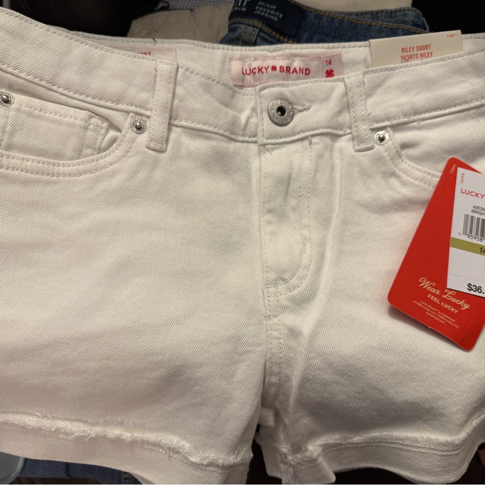Lucky Brand Girl's White Shorts